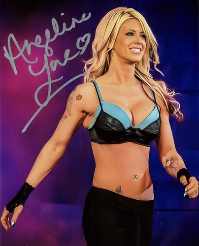 Signed angelina love promo - signed,
