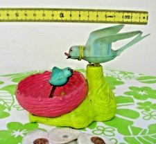 UCCELLINI A MOLLA VINTAGE RARO GIOCO GIOCHI GIOCATTOLI ( CELLULOIDE ? )  