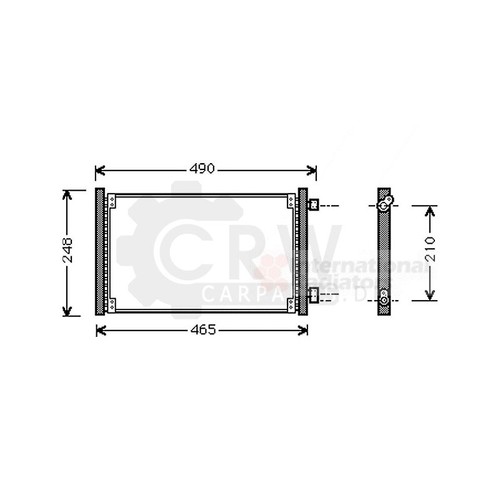Condensatore climatizzatore - condensatore,