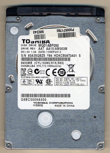 Hard disk sata - hard, 500