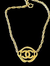 Chanel 24K Gold Plated Choker