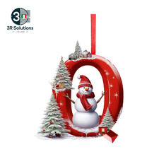 Ciondolo Con 26 Lettere 2D per