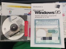 Microsoft Windows 95 Licenza + manuale