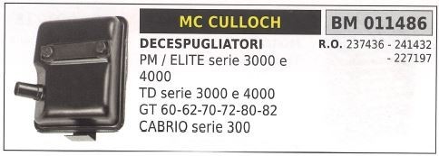 Marmitta culloch - marmitta, mc