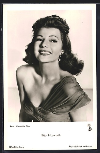 Ansichtskarte rita hayworth - hayworth, im