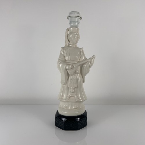 Pied lampe céramique musicien