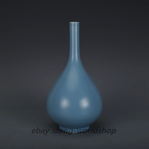 Vaso fiori smaltato blu - , cielo