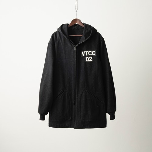 Vintage 00s navy black wool - vintage,