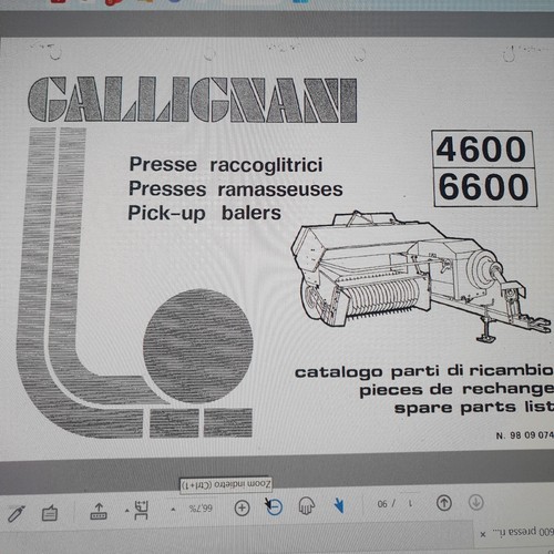 Catalogo ricambi gallignani - catalogo,