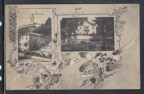 Cartolina saluti semino - saluti,