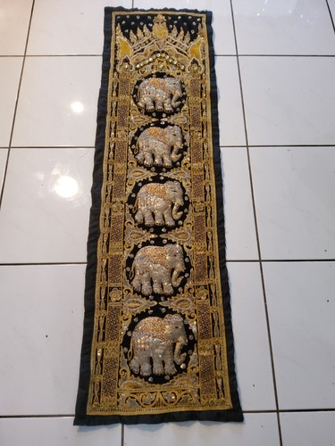 Antico arazzo birmano - , kalaga