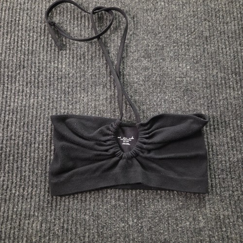 Y2k style black halter micro - style,