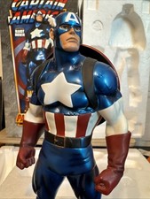 Statua Captain America dipinta metallizzata di Randy Bowen tiratura limitata del 1165 rara