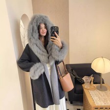 Cappotto lana double face