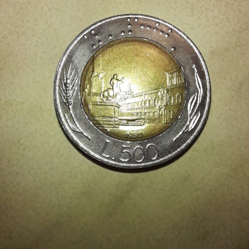 Moneta 500 lire repubblica - moneta,