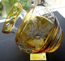 Vaso Di Vetro Colore Ambra