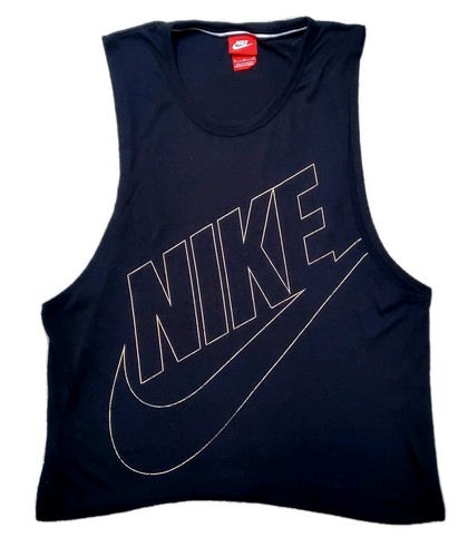 Canotta vintage y2k nike nera - canotta,