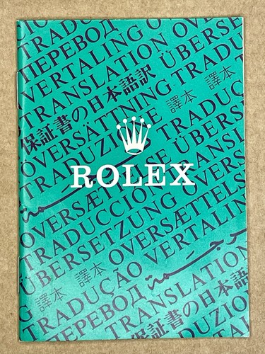 Rolex translation cosc booklet - rolex,