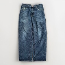 Jeans Vintage C1RCA Uomo 32x31 Y2K Muska Largo Baggy Rave Surf Skate Blu Denim