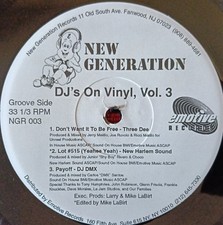 DJ'S ON VINYL VOL. 3 USA PROMO