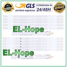 KIT 10 BARRE STRIP LED PER TV