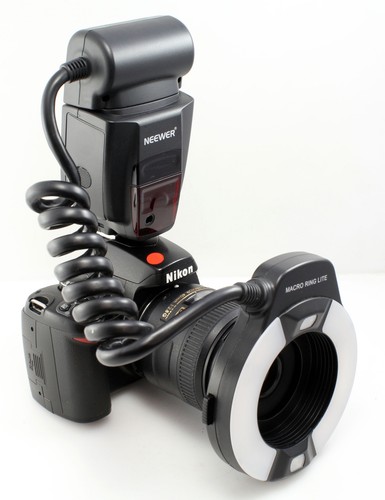 Flash macro ringlite neewer - macro,