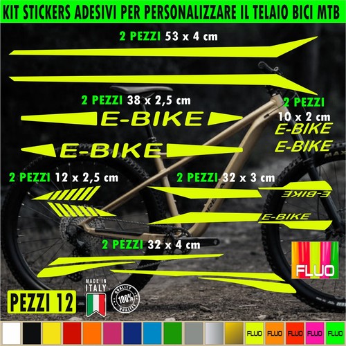 Adesivi bici mtb telaio - adesivi,