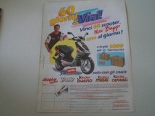 advertising Pubblicità 1995 APRILIA SR 50 REPLICA e MAX BIAGGI