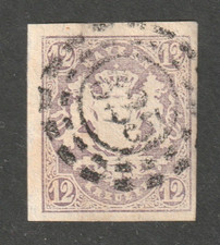 Bavaria, Scott # 21, usato