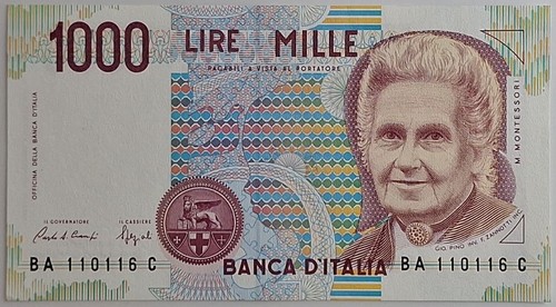1000 lire montessori - 1000,