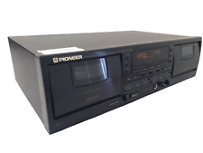 PIONEER STEREO DOUBLE CASSETTE DECK CT-W502R testato funzionante ottimo