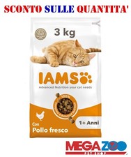 IAMS Croccantini  Gatto Cibo Secco Con Pollo  Fresco per Gatti Di 1+ 3Kg