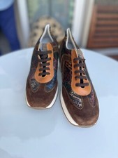 Scarpe Casual Alviero Martini Marroni in pelle e camoscio -- taglia 40 