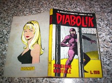 DIABOLIK ANNO V N.13 ORIGINALE 1966 OTTIMO RARITA^ ASSOLUTA SBAGLIO EDITORIALE
