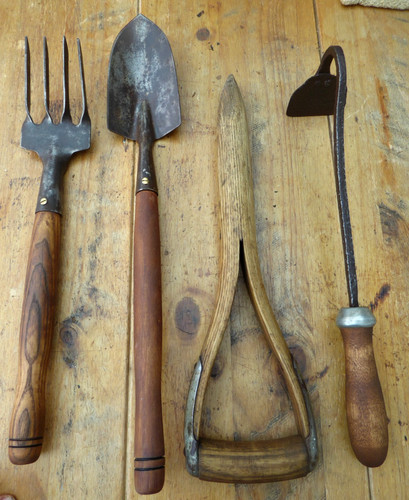 Forchetta mano vintage - forchetta,