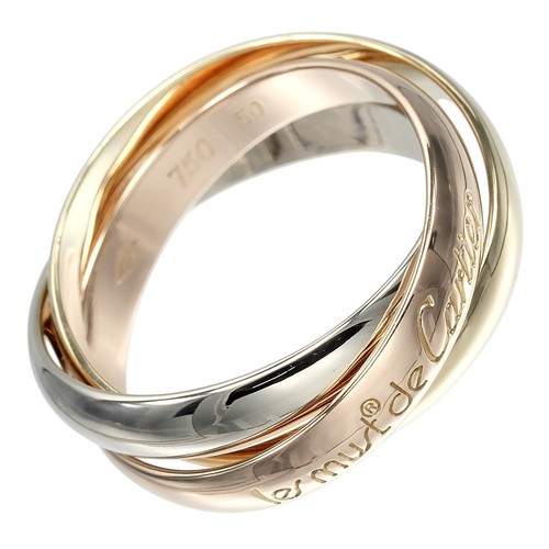 Anello cartier trinità - cartier, 0,1"