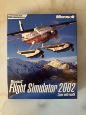 MICROSOFT FLIGHT SIMULATOR 2002 PC BIG BOX ITALIANO OTTIMO