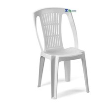 SEDIA STELLA PLASTICA POLIPROPILENE BIANCO SENZA BRACCIOLI IMPILABILE