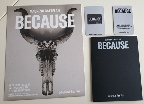 Maurizio cattelan because - cattelan,