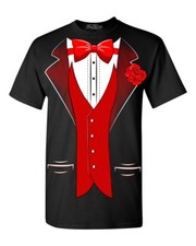 Red Bow Tie Tuxedo Costume