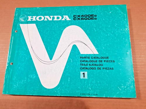 Catalogo ricambi honda - honda, cx