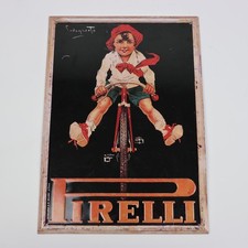 Targa insegna metallo pirelli - insegna,