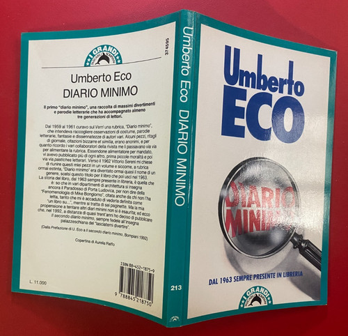 Umberto eco diario - -,