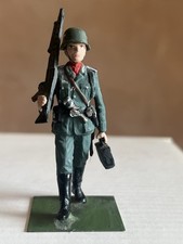 WW2 SOLDATINO DI PIOMBO FATTO A MANO WAFFEN SS SOLDATO TRUPPA MILITARIA