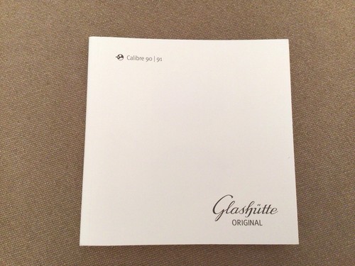 Libretto booklet glashütte - libretto,