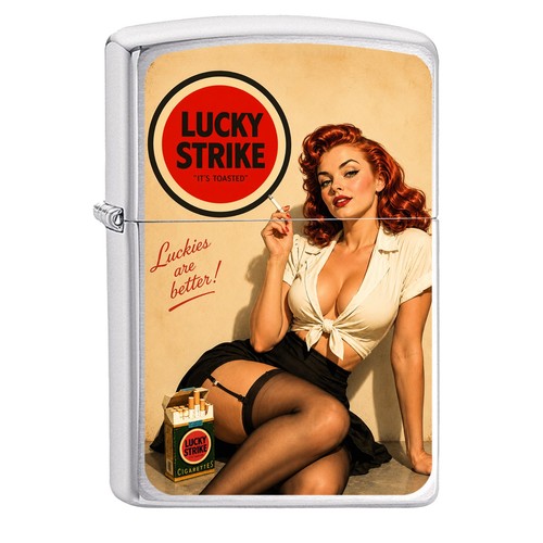 Accendino zippo lucky strike - lucky,