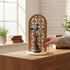 Statua San Francesco cm 15 in