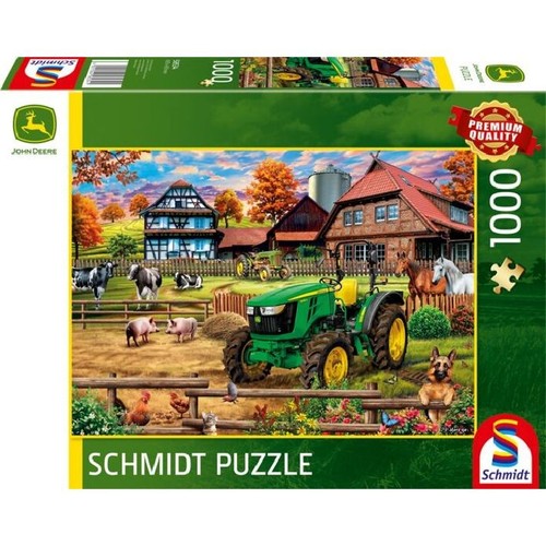 Puzzle fattoria con trattore - fattoria,