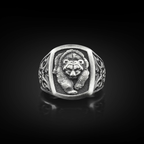 Anello uomo argento - da,