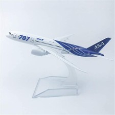 Modellino collezione Boeing ANA 787 Giappone modello metallo aereo aereoplano